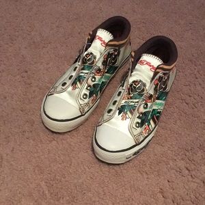 Ed Hardy slip on sneakers